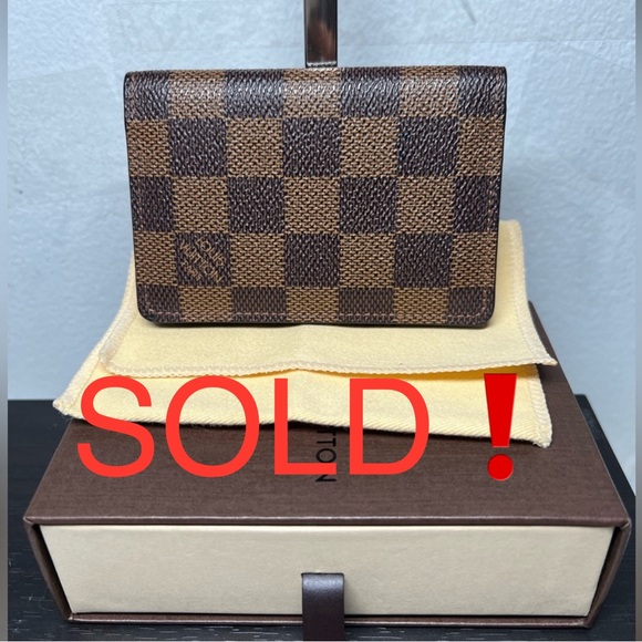 Authentic Louis Vuitton Damier ebene Pocket Organizer - Picture 1 of 11